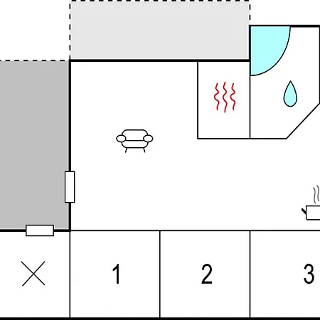 2 Bedroom In 度假居 Hemmet
